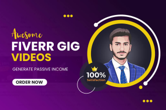 create awesome gig videos for your fiverr gig quickly