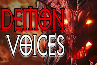record scary demonic and spooky character voices