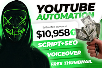 do youtube automation, cash cow, top 10, faceless videos and video editing