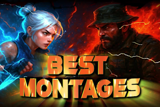 create a pro gaming montage for valorant, cod, cs2 and more