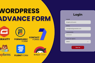 create and fix contact form 7, gravity forms, etc for wordpress sites