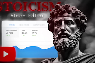 edit motivational stoicism videos for youtube