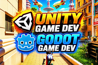 develop godot game or unity game