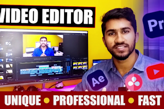 do professional video edit, youtube video editing