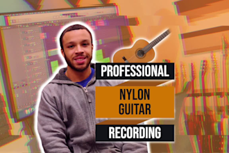 record professional nylon guitar tracks for your song