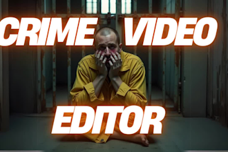 edit a crime scene video with a free thumbnail for you