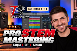 professionally stem master your song, ep and album