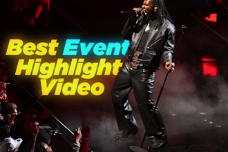 professionally edit your concert highlights, party aftermovie, or event recap