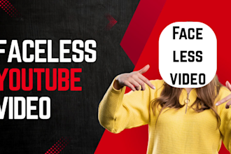 create a full faceless youtube video