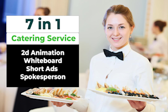 do catering service or event and wedding planner promo video