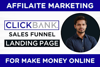 create autopilot clickbank affiliate marketing sales funnel landing page website