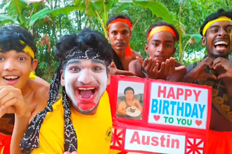 make a funny happy birthday wish video