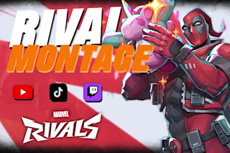 edit clean marvel rivals montages and stream highlights