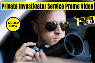 do private investigator video or private detective video ad