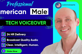 record a friendly american voice over for software demos, saas, and tech