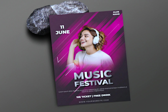 design a professional flyer to promote your small business