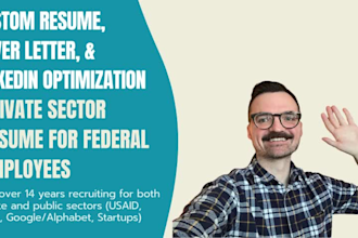 convert your federal resume, cover, and linkedin for the private sector