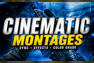 do gaming montage video editing for youtube and tiktok