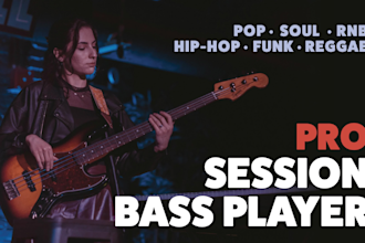 record a professional bass track, female session bassist