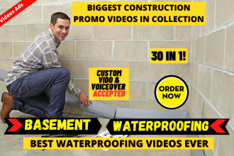 make basement refinishing or basement waterproofing video ad