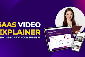 create saas explainer video and animated explainer demo video