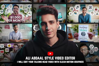 edit your talking head videos in ali abdaal style