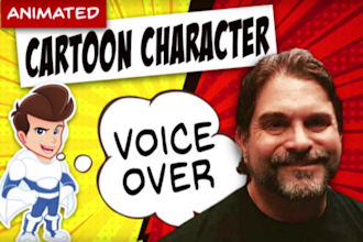 voice act a cartoon character voiceover
