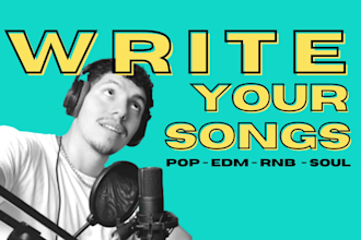 be the songwriter and male singer for your next song
