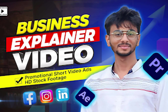 make business explainer commercial brand website promo video with voice over
