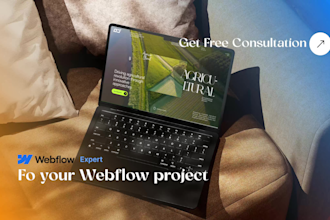 design a stunning website using webflow