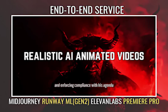 do ai video creation with midjourney ai, runway ml and elevanlabs