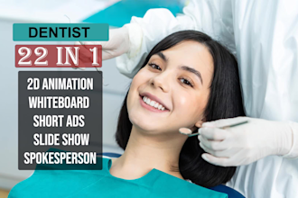 create a dentist or dental service promo video ads