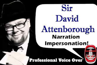 do a david attenborough or santa narration voice over