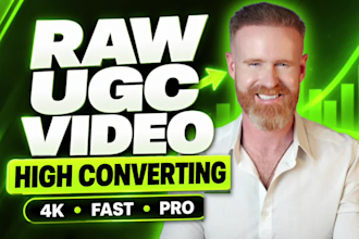 be your male ugc content creator for raw ugc video