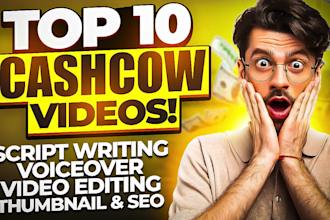 create youtube top 10 cash cow videos