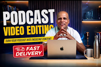 be your personal editor for podcast, webinar, interview video editing