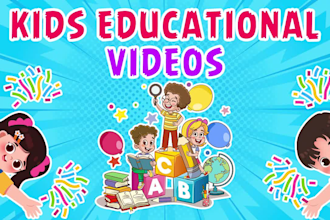 create kids learning videos for youtube