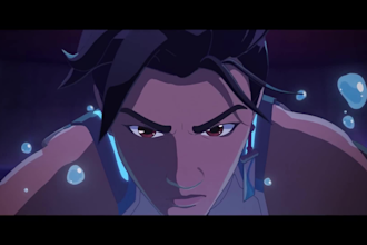 2d animated music video, japanese anime fighting cartoon video 2d short movie