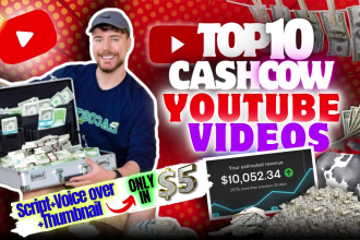 make top 10 cash cow youtube videos