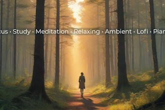 compose original relaxing ambient lofi piano music for focus,study or meditation
