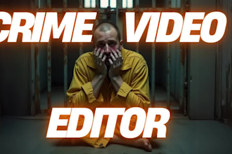 edit a crime documentary video with a free thumbnail for you