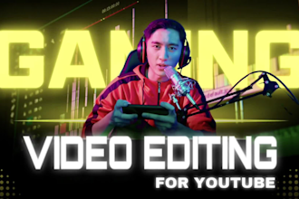 professionally edit ur gaming videos for youtube and twitch