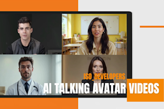 craft custom ai talking avatar videos business presentations, promos, and more
