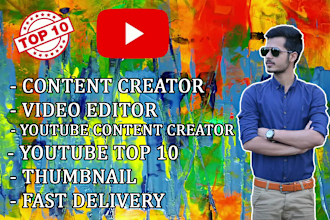 be your youtube content creator and video editor