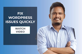 fix wordpress errors, wordpress issues, wordpress bug, html css bug in 1 hour