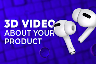 create a 3d video about your product