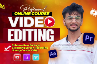 do video editing for online course educational elearning training powerpoint