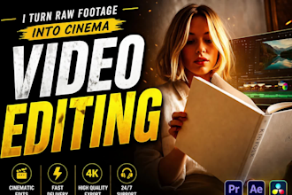 turn raw footage into cinema video editing
