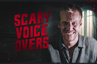 record a scary voice over, perfect for halloween