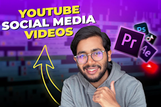 do professional video edit, youtube, and social media video editing